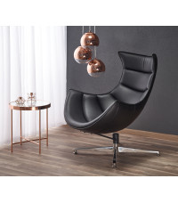 LUXOR fotel wypoczynkowy czarny (1p1szt)