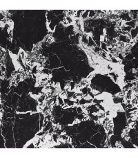 MANUEL stół okrągły,  blat - czarny marmur, noga - czarny (2p1szt)