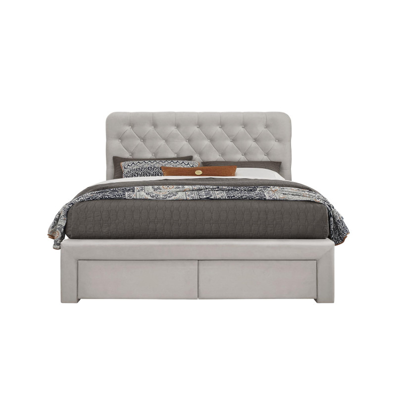 MARISOL 160 cm łóżko beżowy (4p1szt)