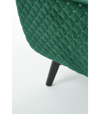 MARVEL fotel wypoczynkowy ciemny zielony / czarny