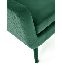 MARVEL fotel wypoczynkowy ciemny zielony / czarny