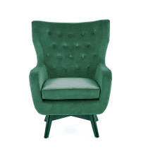 MARVEL fotel wypoczynkowy ciemny zielony / czarny