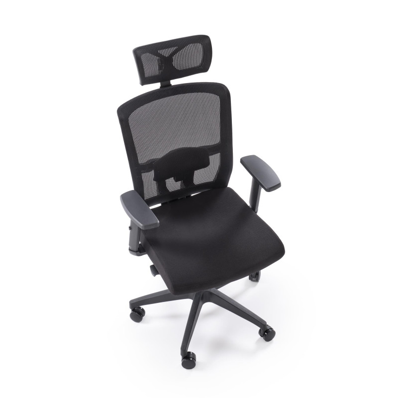 MASON fotel gabinetowy czarny (1p1szt)