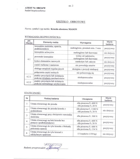 MASON fotel gabinetowy czarny (1p1szt)