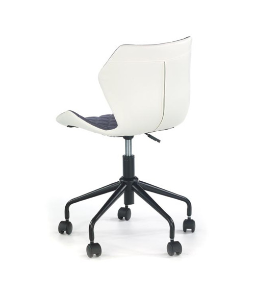 MATRIX fotel młodzieżowy biały / popiel (1p1szt)