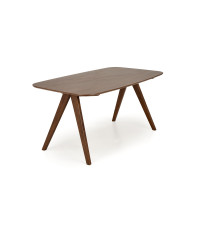 MIGUEL stół, blat - orzechowy, noga - orzechowy (1p1szt)