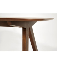 MIGUEL stół, blat - orzechowy, noga - orzechowy (1p1szt)