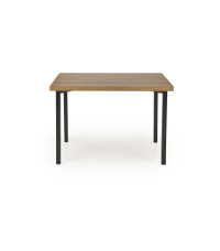 MILTON zestaw stół + 4 krzesła, naturalny / czarny (1p1szt)