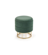 MINTY pufa ciemny zielony / złoty (1p1szt)