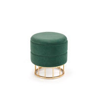 MINTY pufa ciemny zielony / złoty (1p1szt)