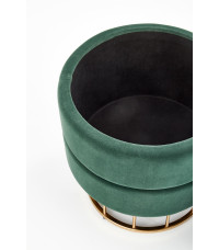 MINTY pufa ciemny zielony / złoty (1p1szt)