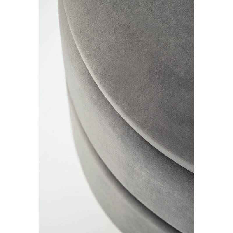 MINTY pufa popielaty / złoty (1p1szt)