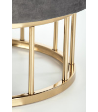 MINTY pufa popielaty / złoty (1p1szt)