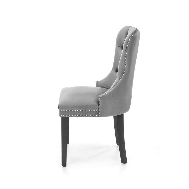 MIYA krzesło czarny / tap: popielaty (1p2szt)