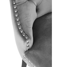 MIYA krzesło czarny / tap: popielaty (1p2szt)