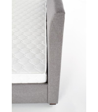 MODENA 160 cm łóżko tapicerowane z szufladami popiel (6p1szt)