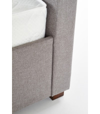 MODENA 160 cm łóżko tapicerowane z szufladami popiel (6p1szt)