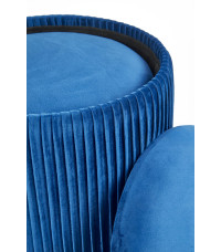 MONTY zestaw 2 puf, granatowy (1p1kpl)