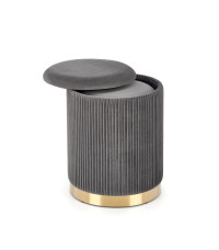 MONTY zestaw 2 puf, popielaty (1p1kpl)