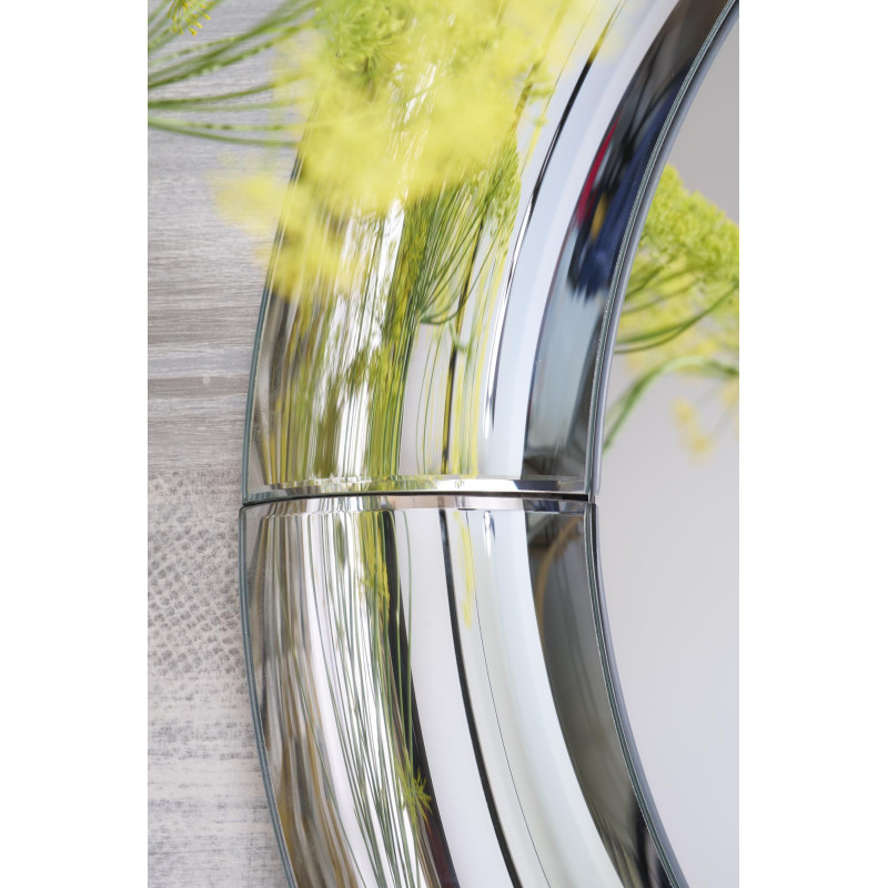 MOON lustro ścienne, srebrny (1p1szt)