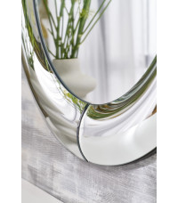 MOON lustro ścienne, srebrny (1p1szt)