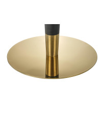 MORATA stół okrągły, biały marmur / czarny / złoty (3p1szt)