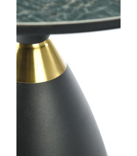 MORENA ława zielony marmur / czarny / złoty (1p1szt)