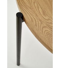 MORGAN stół okragły dąb złoty / czarny (1p1szt)