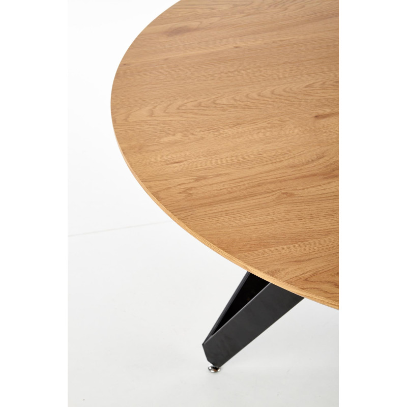 MOZAMBIK stół, blat - dab złoty, stelaż - czarny (2p1szt)