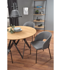 MOZAMBIK stół, blat - dab złoty, stelaż - czarny (2p1szt)