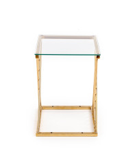 NANCY ława złoty / transparentny (2p1szt)