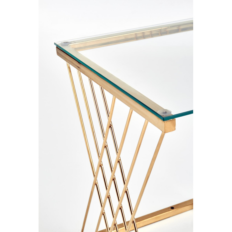 NANCY ława złoty / transparentny (2p1szt)