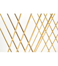 NANCY ława złoty / transparentny (2p1szt)