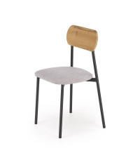 NANDO zestaw stół + 2 krzesła, naturalny / czarny (1p1szt)