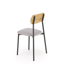 NANDO zestaw stół + 2 krzesła, naturalny / czarny (1p1szt)