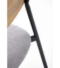 NANDO zestaw stół + 2 krzesła, naturalny / czarny (1p1szt)