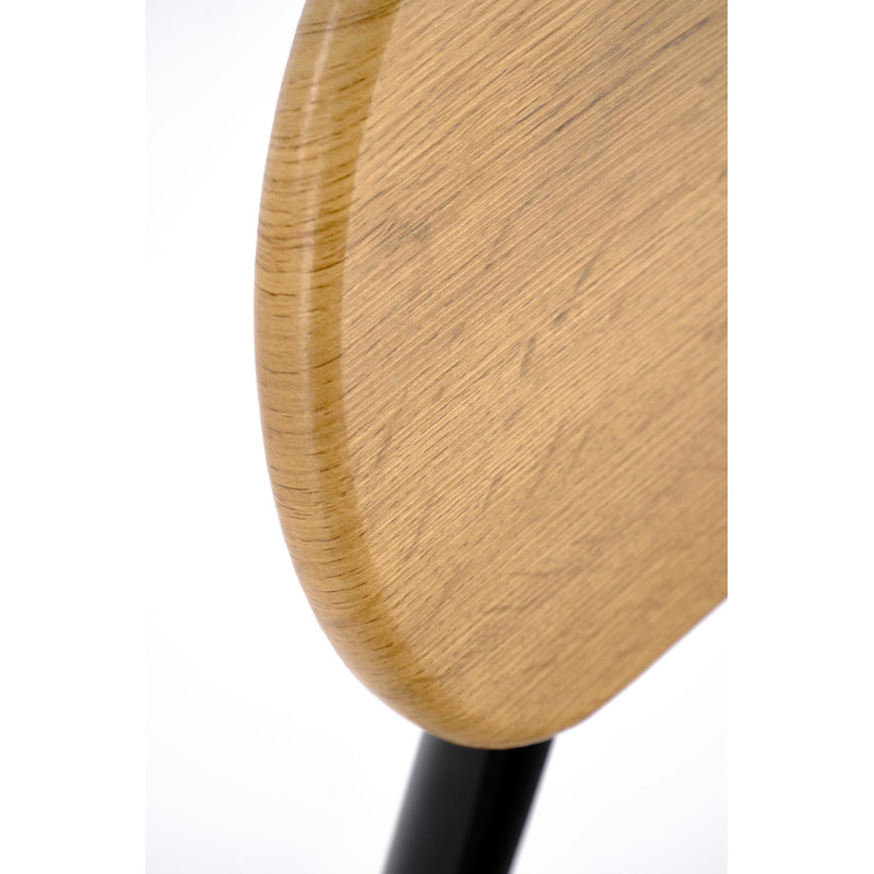 NANDO zestaw stół + 2 krzesła, naturalny / czarny (1p1szt)