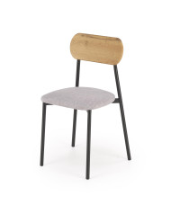 NANDO zestaw stół + 2 krzesła, naturalny / czarny (1p1szt)