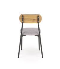 NANDO zestaw stół + 2 krzesła, naturalny / czarny (1p1szt)