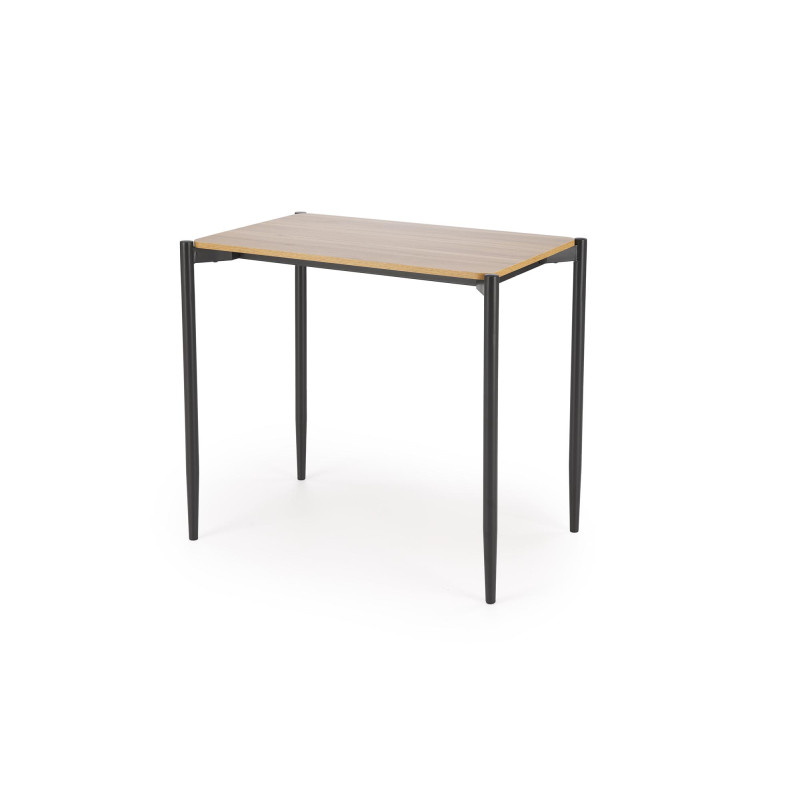 NANDO zestaw stół + 2 krzesła, naturalny / czarny (1p1szt)