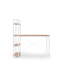 NARVIK B1 biurko biały/ dąb sonoma