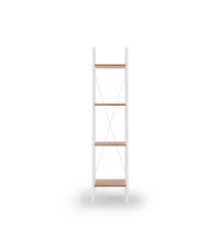 NARVIK REG1 biały/ dąb sonoma