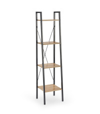 NARVIK REG1 czarny / dąb sonoma (1p1szt)