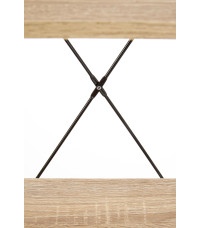 NARVIK REG1 czarny / dąb sonoma (1p1szt)