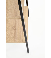 NARVIK REG1 czarny / dąb sonoma (1p1szt)