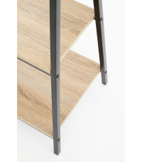 NARVIK REG1 czarny / dąb sonoma (1p1szt)