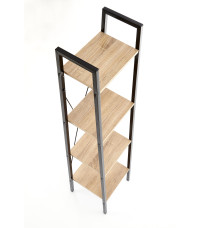 NARVIK REG1 czarny / dąb sonoma (1p1szt)