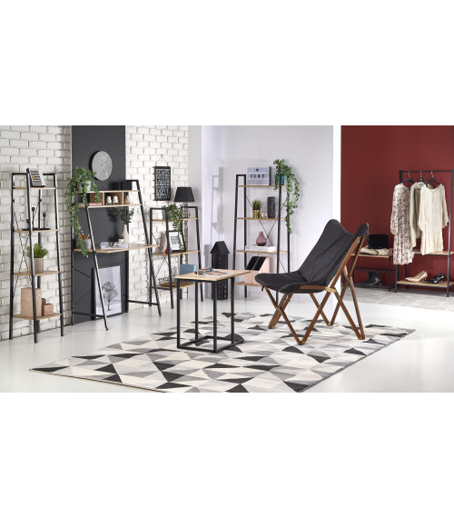 NARVIK REG2 czarny / dąb sonoma (1p1szt)