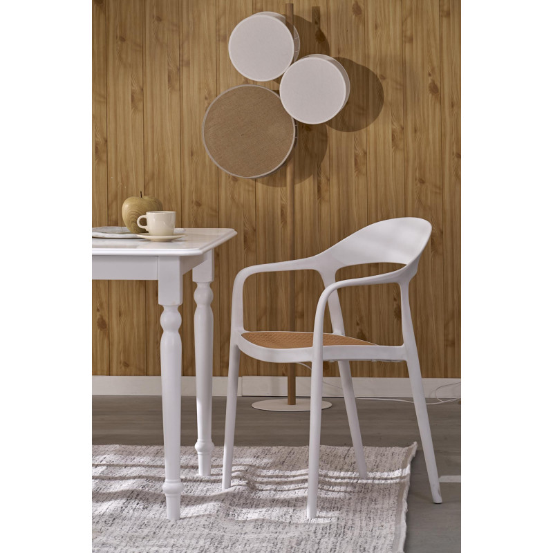 NELSON stół rozkładany, biały (1p1szt)