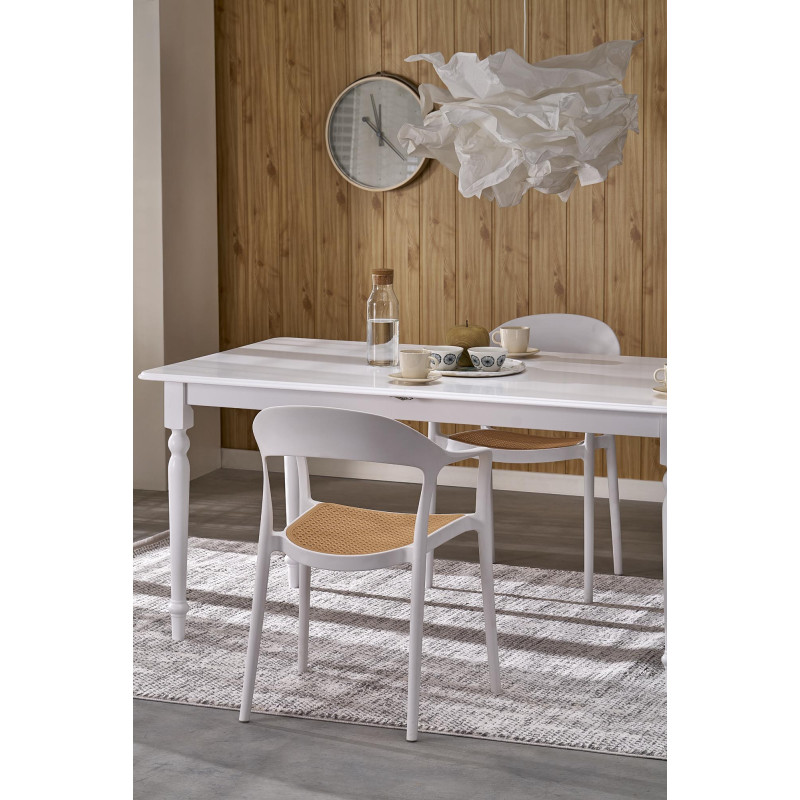 NELSON stół rozkładany, biały (1p1szt)